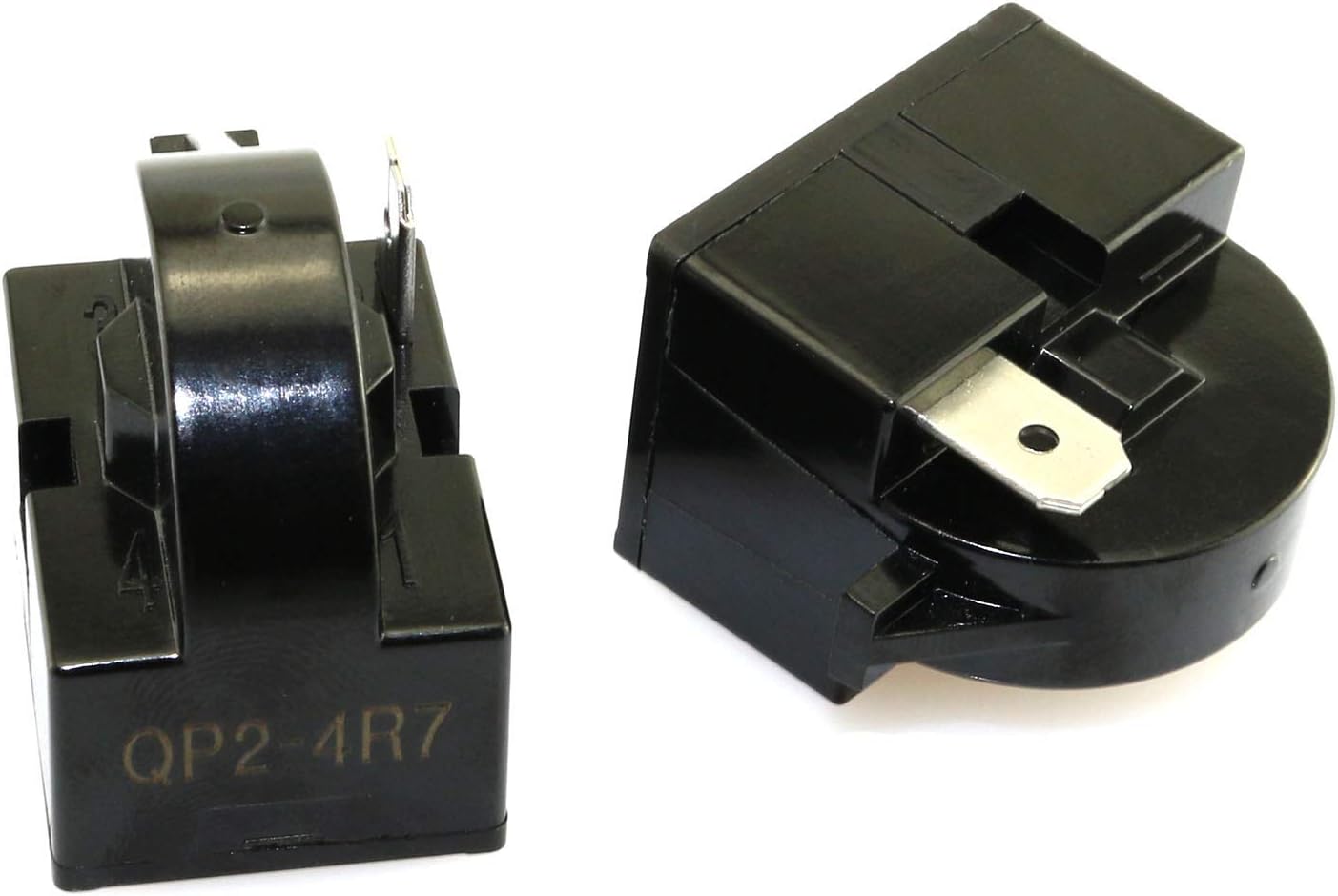 2 Recambios Relé Arranque QP2-4R7 4.7 Ohm Negro