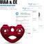 Kit carretilla doble tándem 25kN rojo con mosquetón