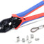 Prensadora cable alambre trinquete para manguitos aluminio