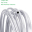 Tubo metal 1/4 od aluminio espiral 25pies
