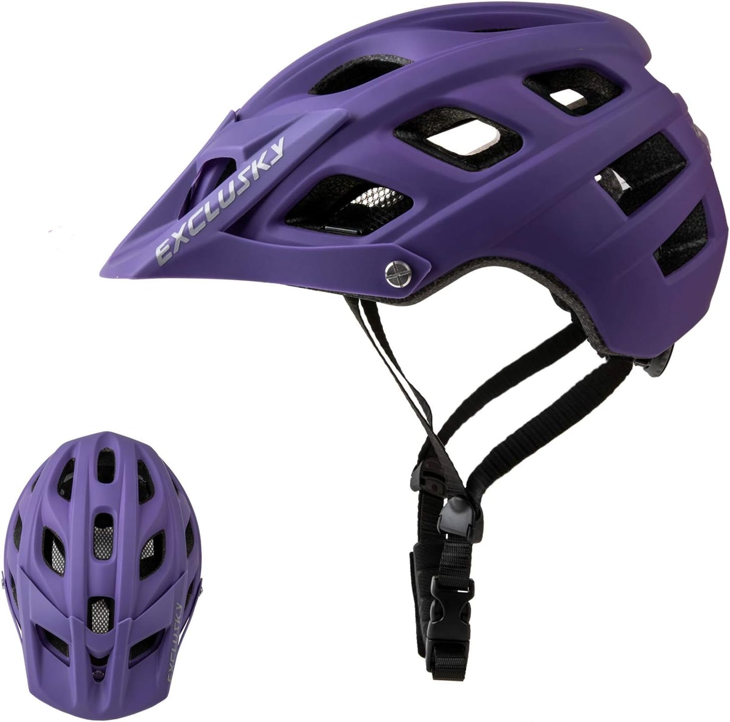 Casco bicicleta MTB ajustable con visera para adultos