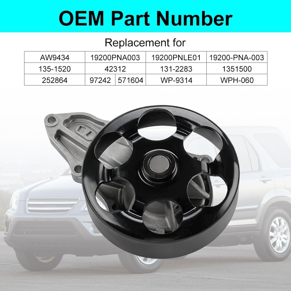 Bomba agua motor comp Acura RSX Civic CR-V 02-06