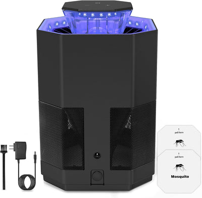 Trampa moscas frutas ajustable 3 velocidades cocina hogar luz azul