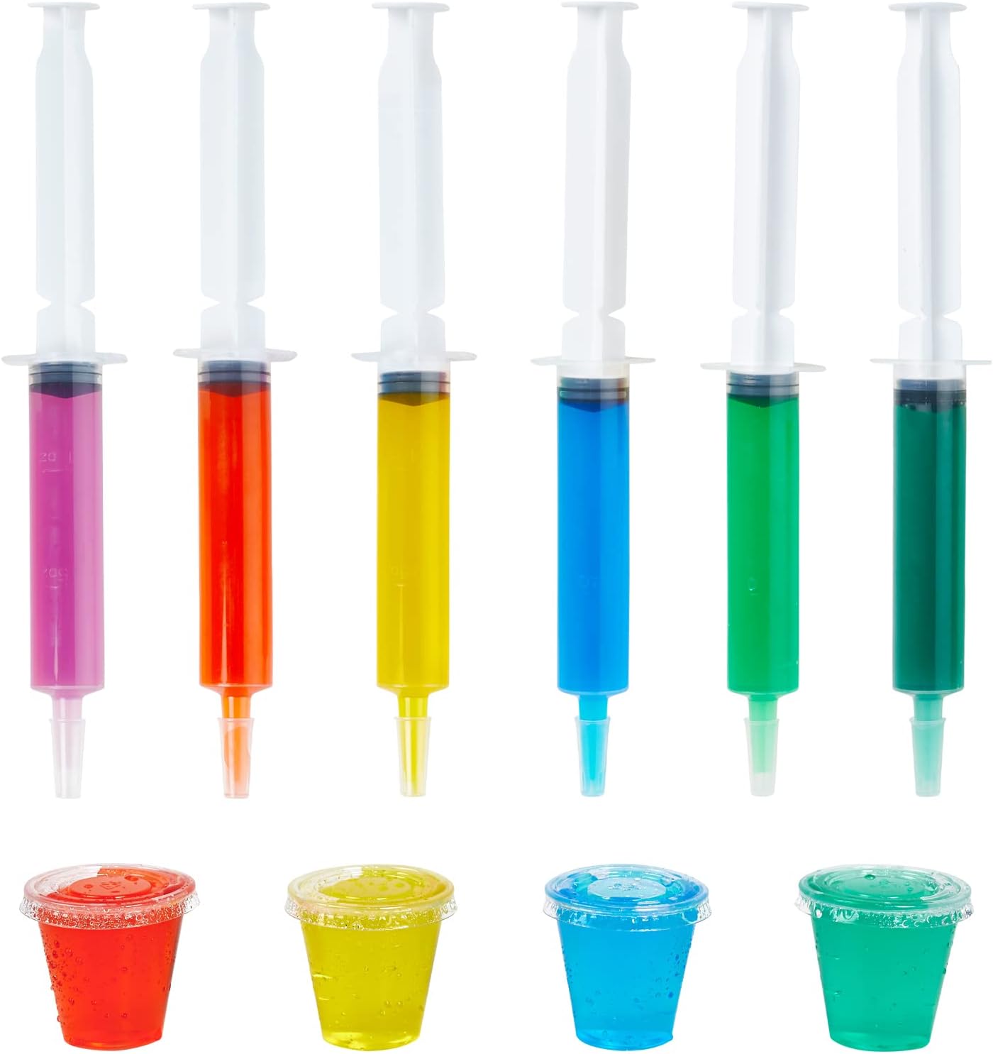 Set 50 Pzas Jelly Shot 1.5oz y 2oz con Tapa Reutilizable