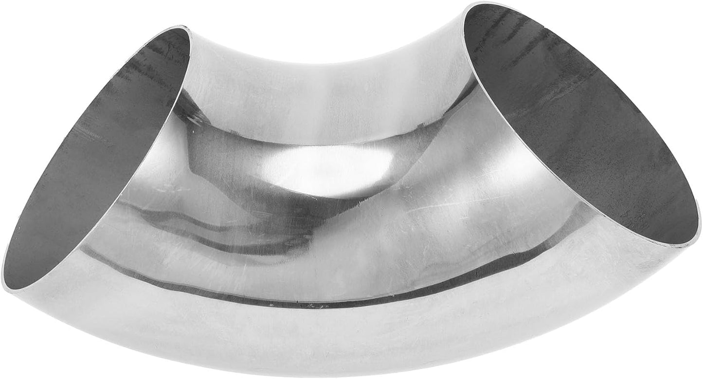 Tubería escape 4 pulg 90 grados acero inox 304