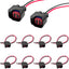 8 Pzas Conector Inyector Combustible Comp Dodge Ford Jeep Chevy