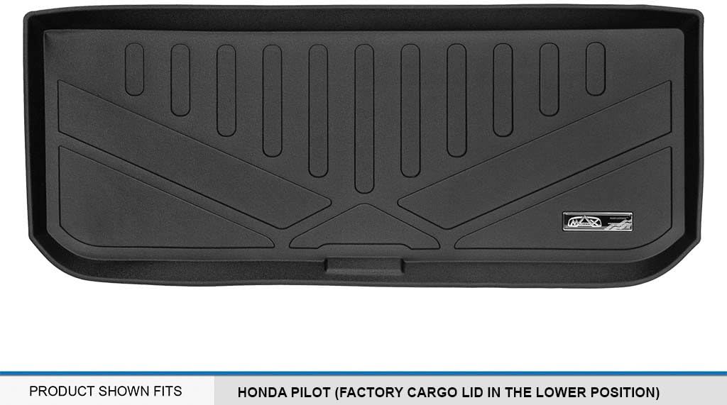 Tapete carga tercera fila Honda Pilot 16-22 negro