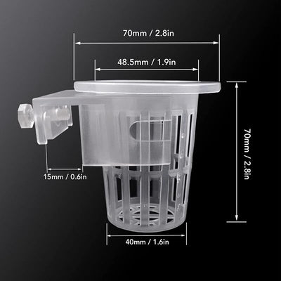 Soporte colgante para plantas acuáticas con marco fijo