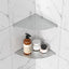 2 Estantes Esquineros Ducha Acero Inox 8"