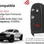 Control remoto 4 botones 433MHz para Dodge Ram Promaster