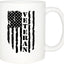 Set 4 Tazas Cafetera Bandera EE.UU. Militar para Veteranos