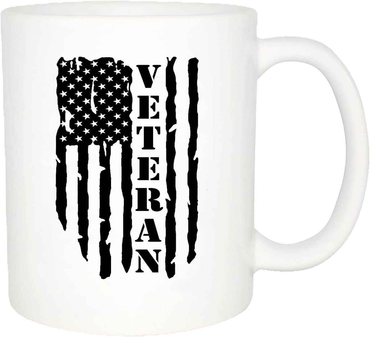 Set 4 Tazas Cafetera Bandera EE.UU. Militar para Veteranos