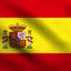 Bandera España 2x3ft 100% poliéster UV resistente