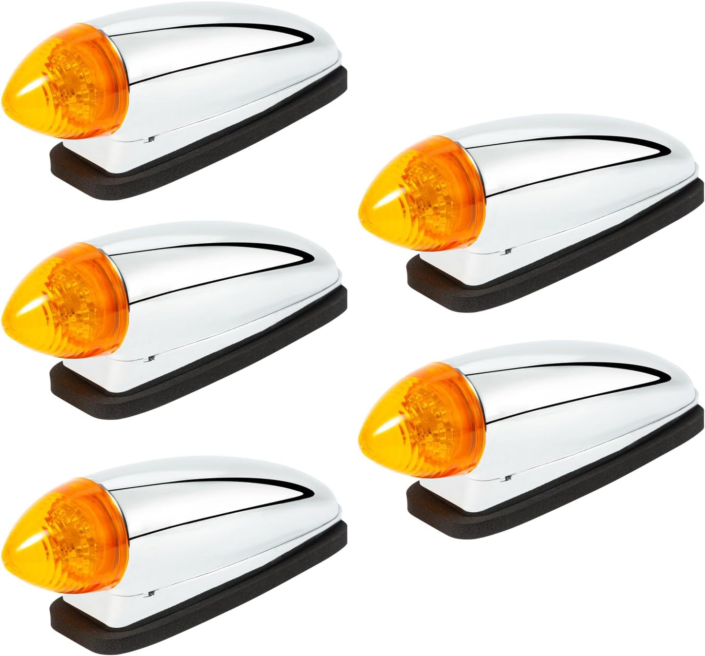 5 Pzas Luces Cabina 8 LED para Camiones Pesados