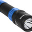Linterna recargable USB metal dual-light azul