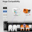 Jack RJ45 Cat6 UTP 50 Pzas con herramienta blanco