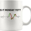 Taza cerámica 11oz texto inglés Clásico blanco
