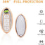 Funda llavero TPU Nissan Oro Blanco 4 Botones