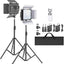 Kit 2 luces LED 2.4G 600 SMD CRI 96 soporte 6.6ft estudio