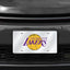 Placa matrícula metálica NBA incrustaciones láser