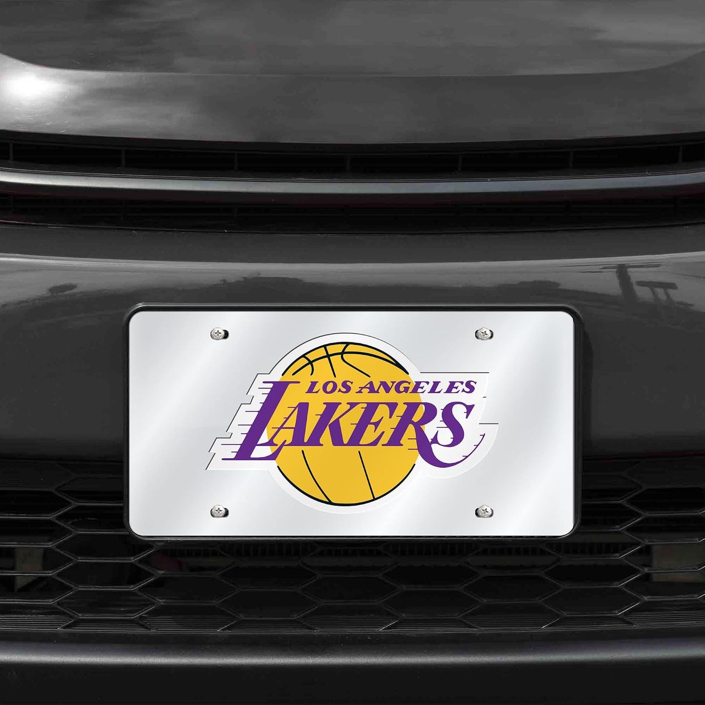 Placa matrícula metálica NBA incrustaciones láser