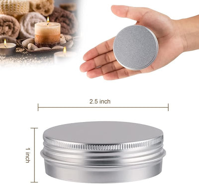 78 Latas Aluminio 2oz Con Tapas Rosca Metal