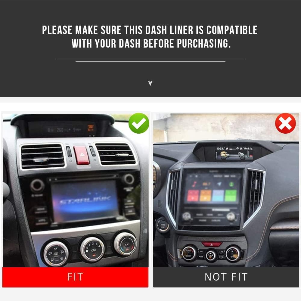 Fundas silicona tablero comp Subaru 12-18 Negro