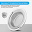 Colador acero inox cocina con mango 4.33pulg