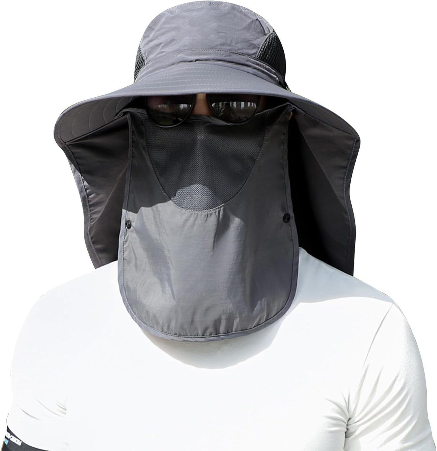 Sombrero sol XXL UPF 50 con solapa para cuello
