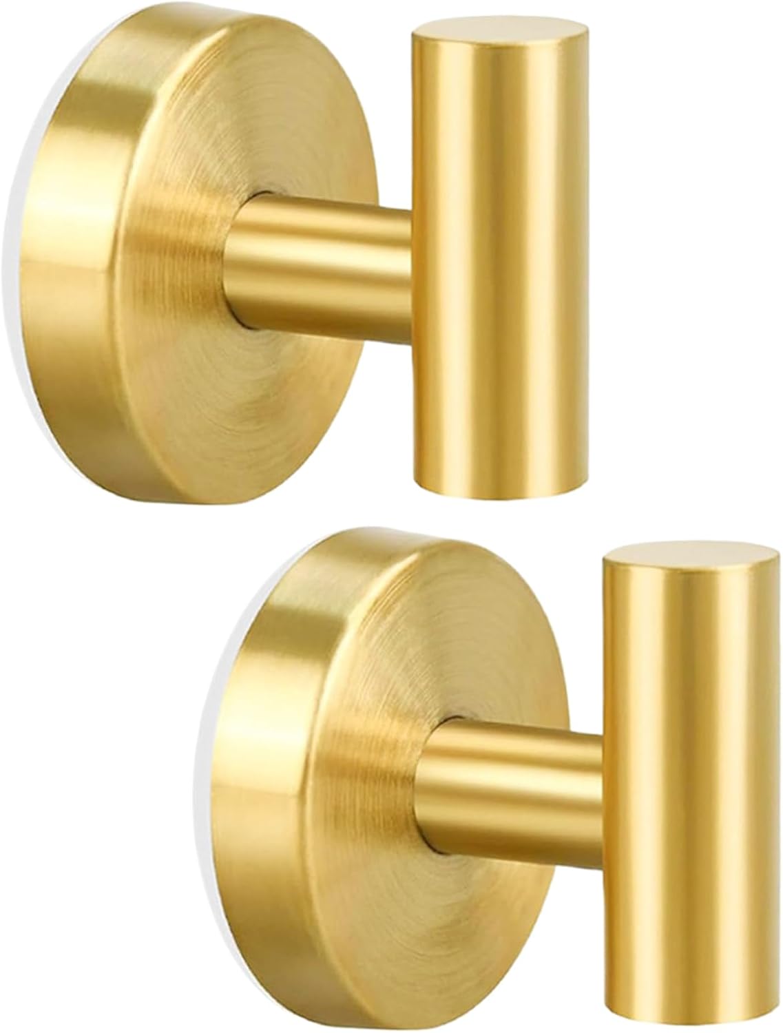 2 Ganchos Ventosa Acero Inox Extraíbles Baño Cocina