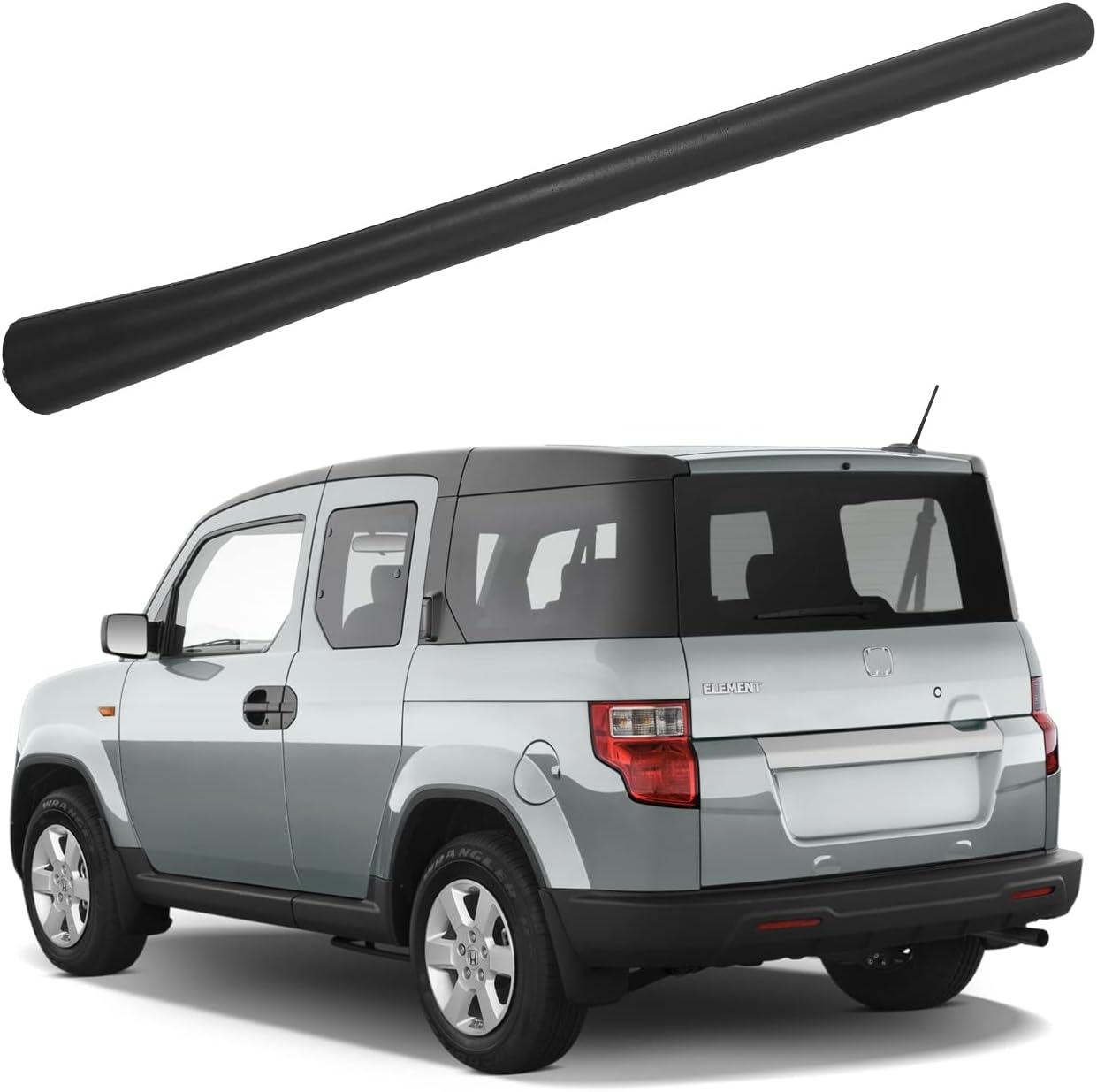 Antena goma Honda Element 03-11 7" resistente lavado coche