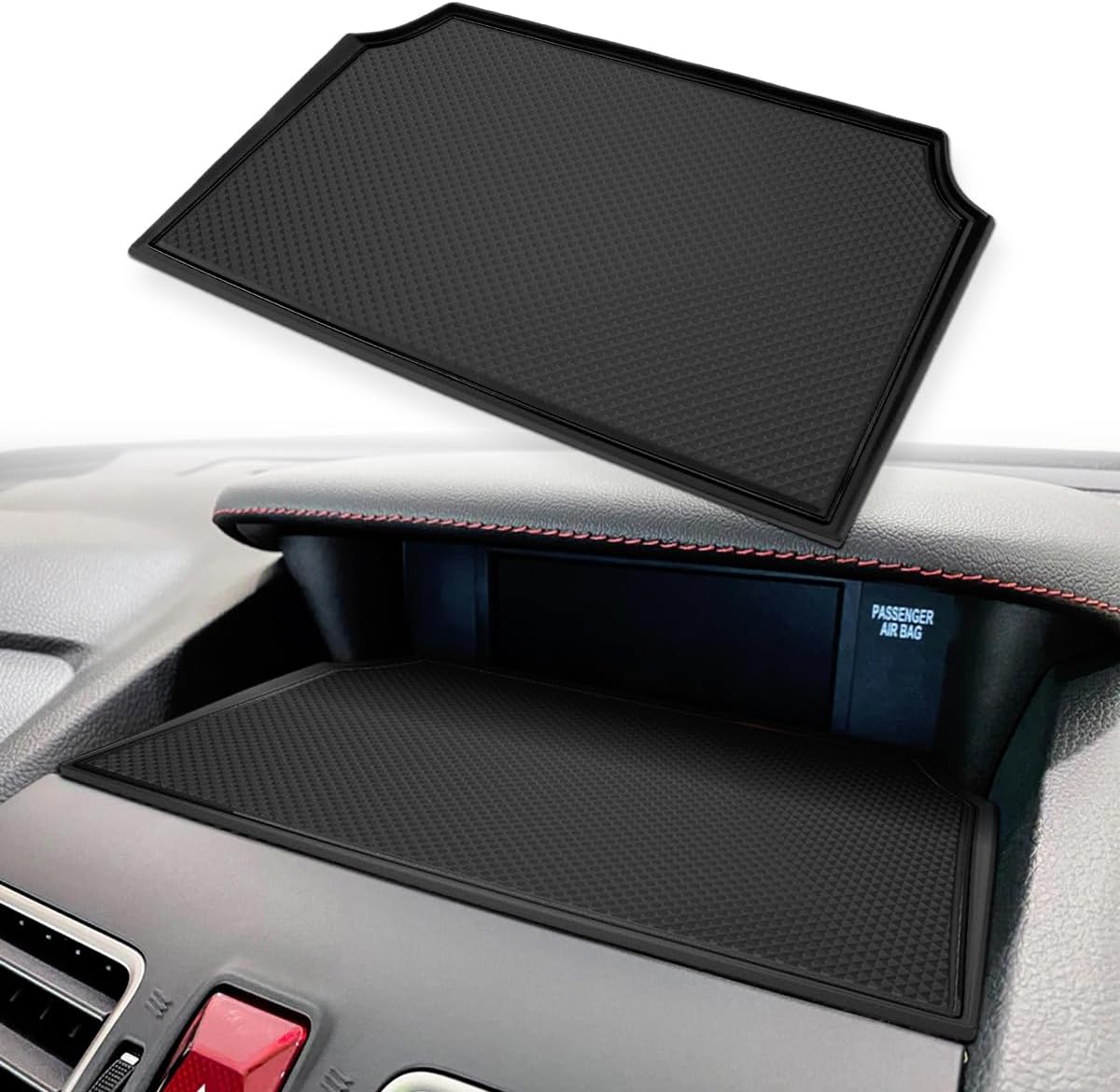 Fundas silicona tablero comp Subaru 12-18 Negro