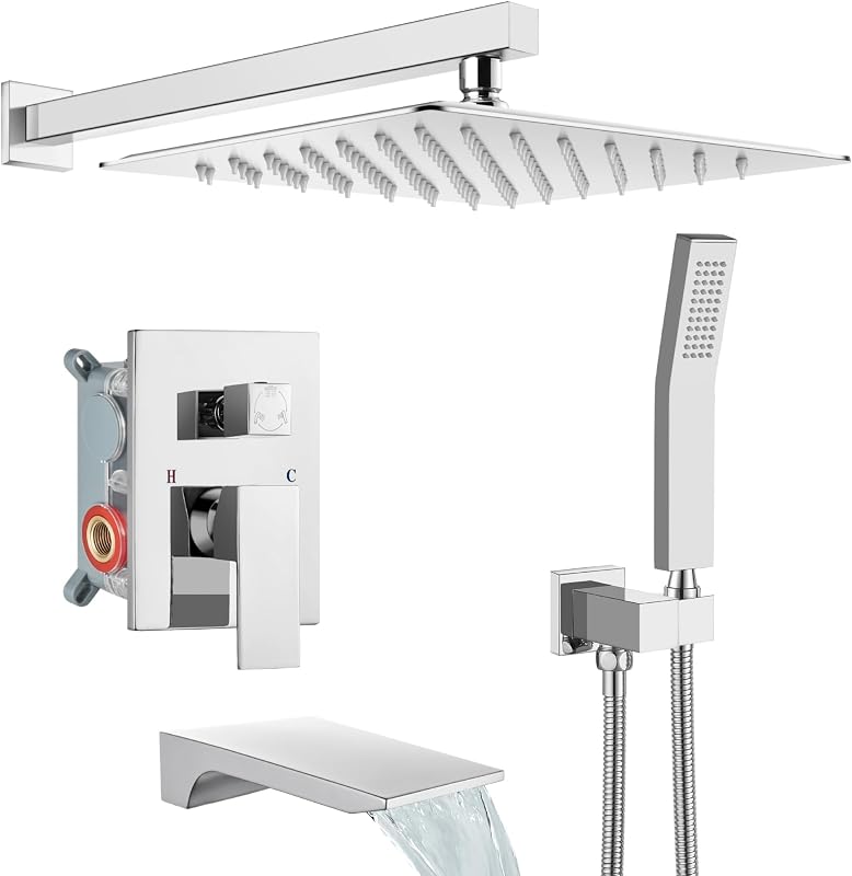 Sistema ducha grifo bañera pared 3 funciones