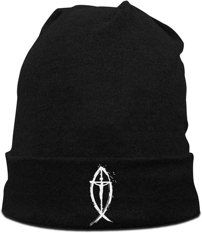 Gorro unisex calavera invierno suave color negro