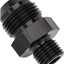 Adaptador 1/4-19 BSPP aluminio negro
