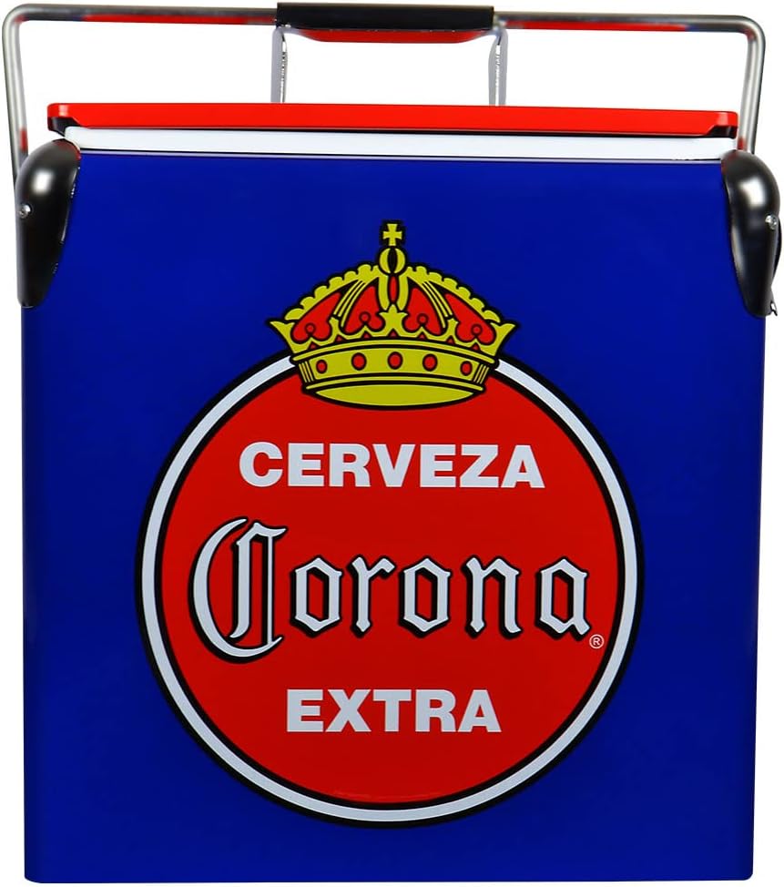Hielera azul de 13 litros