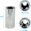 Socket 1/4pulg 0.276pulg 6 Puntos Cr-V 2 Pzas