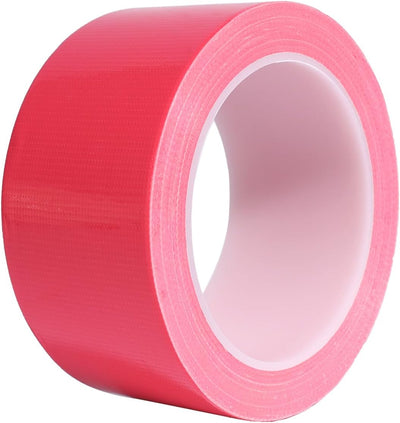 Cinta adhesiva conducto resistente impermeable rosa desgarrable