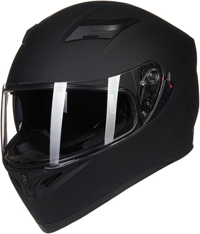 Casco modular cara completa visera doble motocicleta