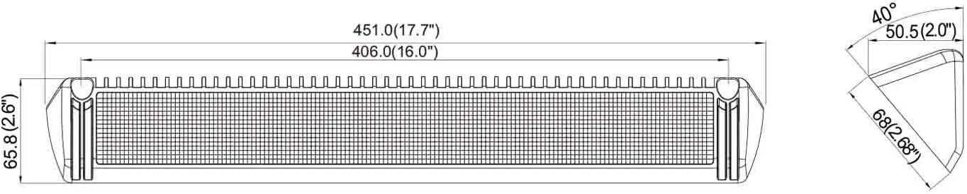 Lámpara LED toldo RV barco 18 3000K 12V/24V
