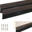 2 Barridos Puerta 39" Aluminio Cepillo 1.181" Adhesivo