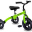 Triciclo 3en1 para niños asiento ajustable verde