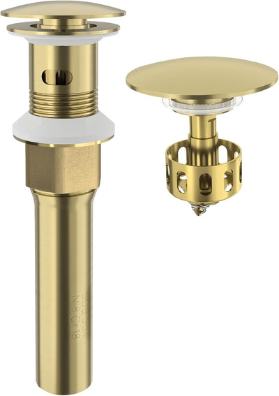 Tapón drenaje fregadero baño con colador desmontable