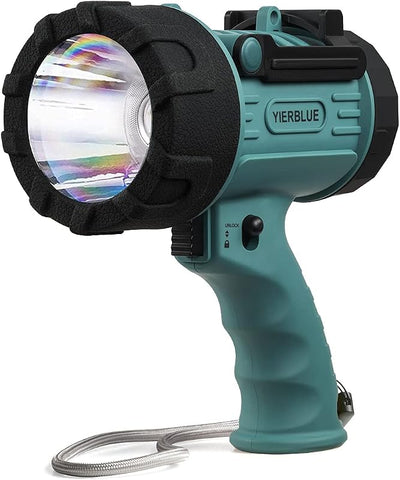 Reflector LED recargable 90000 lúmenes IP67 con filtro rojo