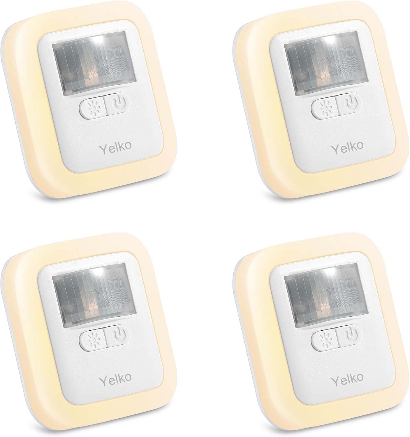 Luz nocturna LED enchufable 200lm sensor movimiento