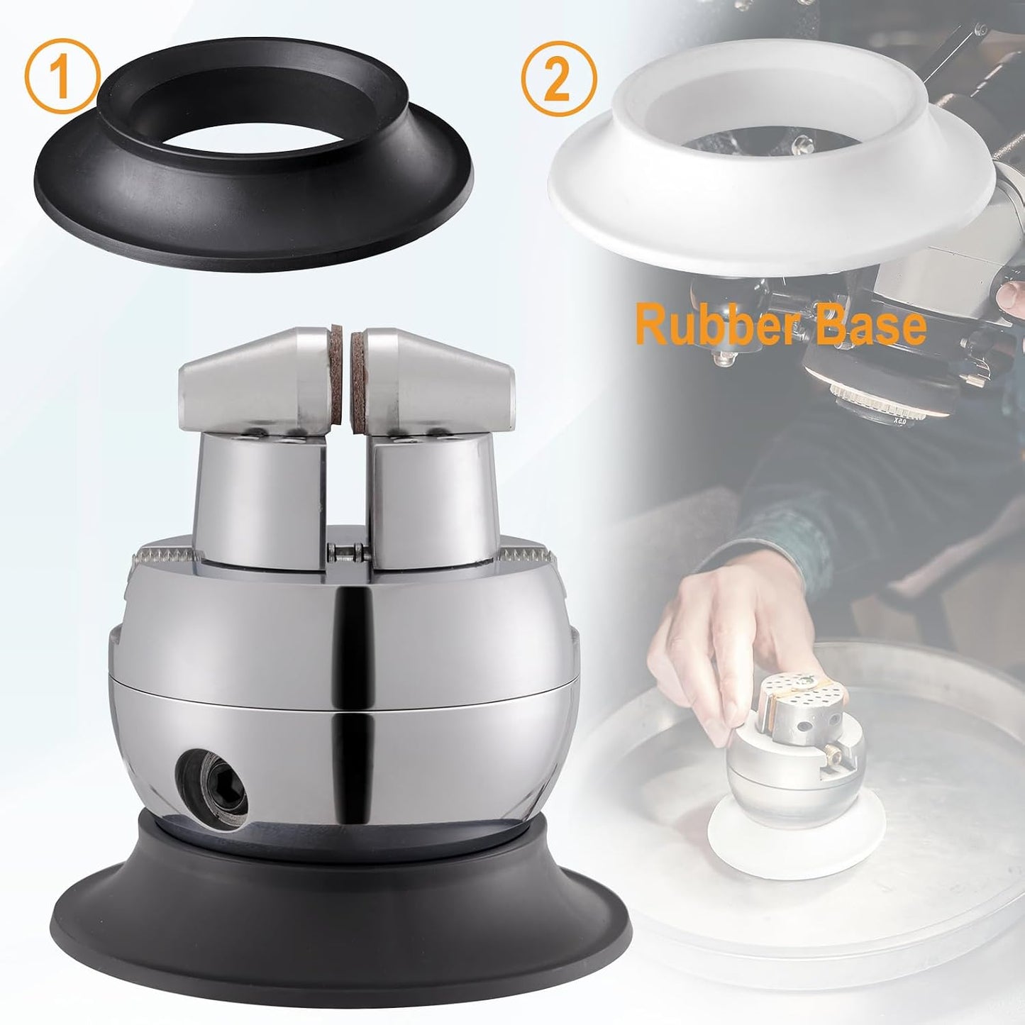 Tornillo bola 3pulg 36 pzas accesorio joyería grabado 360°