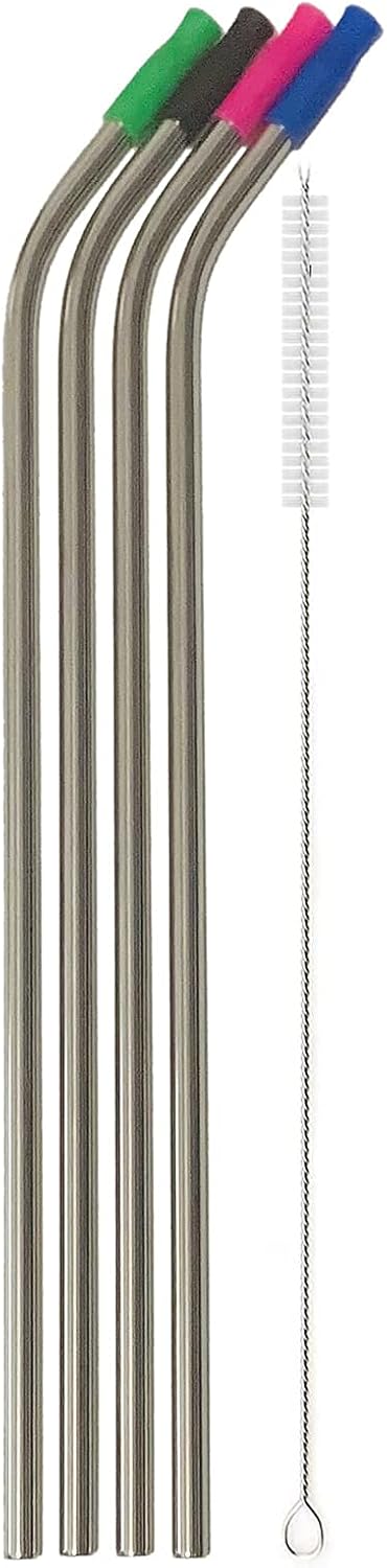 Pajitas acero inox 14pulg 0.32pulg para vasos 40-64oz