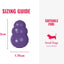 Juguete duradero para perros mayores con goma suave rellenable