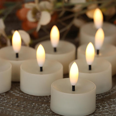 Velas LED sin llama con pilas para fiestas y hogar set 50