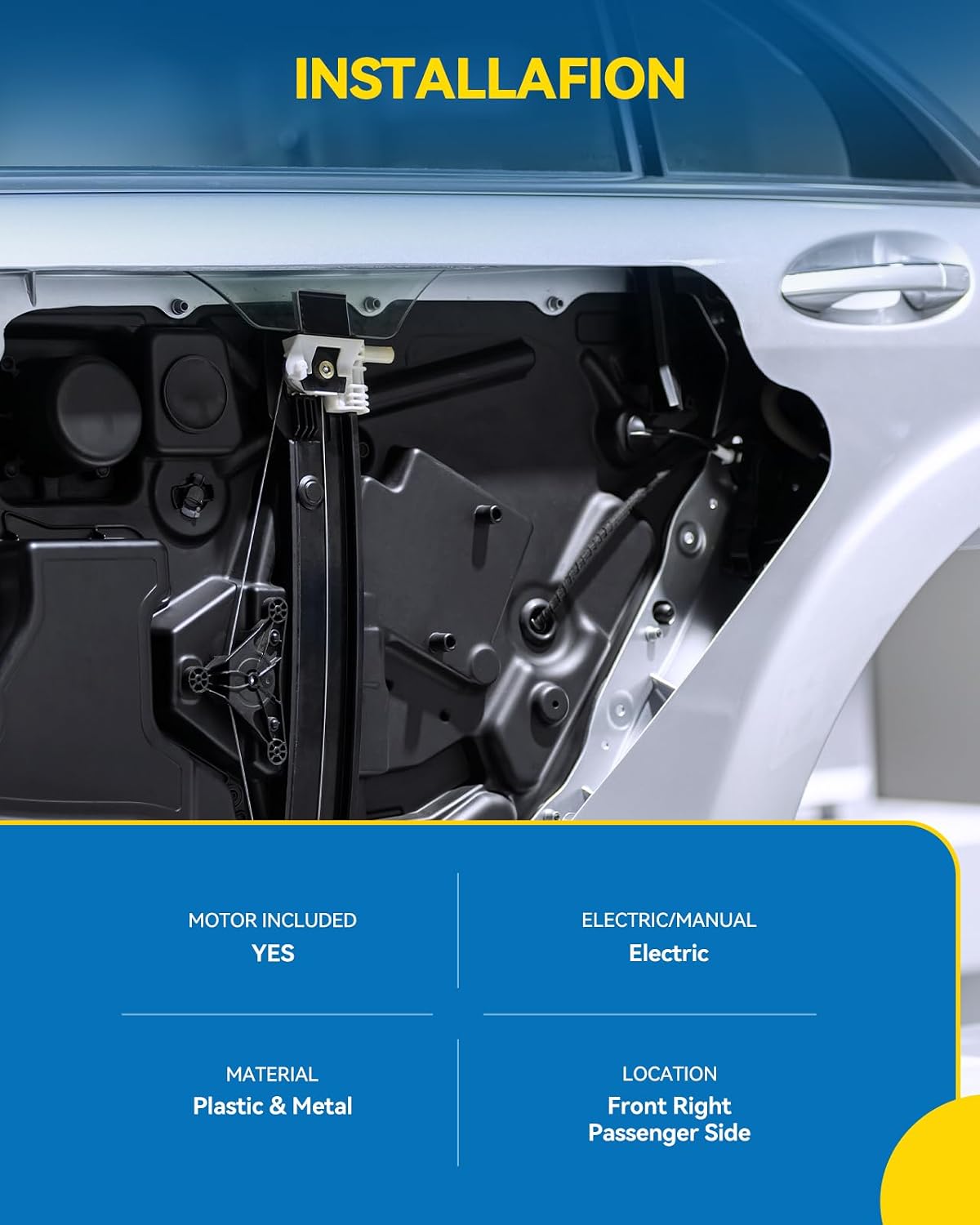 Elevalunas eléctrico Jeep Cherokee 97-01 2 pines motor